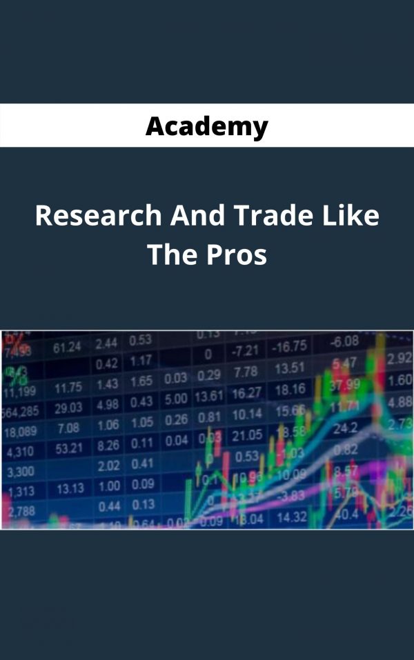 Academy – Research And Trade Like The Pros – Available Now!!!