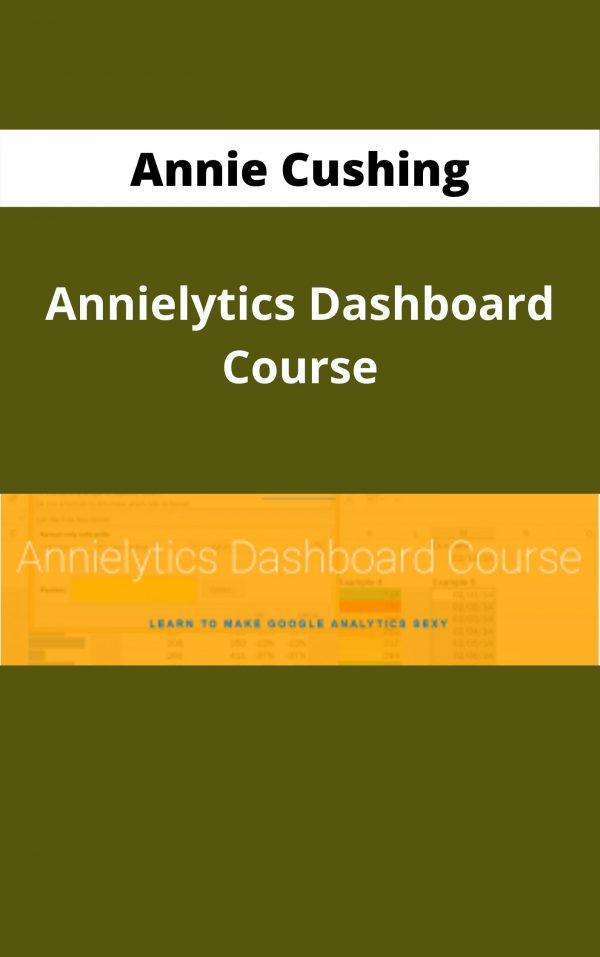 Annie Cushing – Annielytics Dashboard Course – Available Now !!!