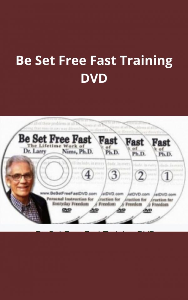Be Set Free Fast Training Dvd – Available Now !!!