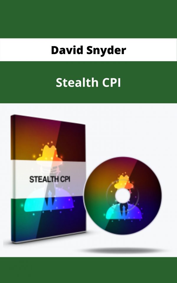 David Snyder – Stealth Cpi – Available Now !!!