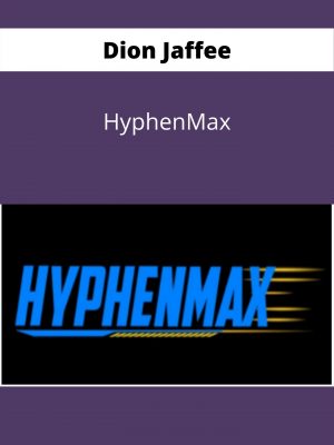 Dion Jaffee – Hyphenmax – Available Now !!!
