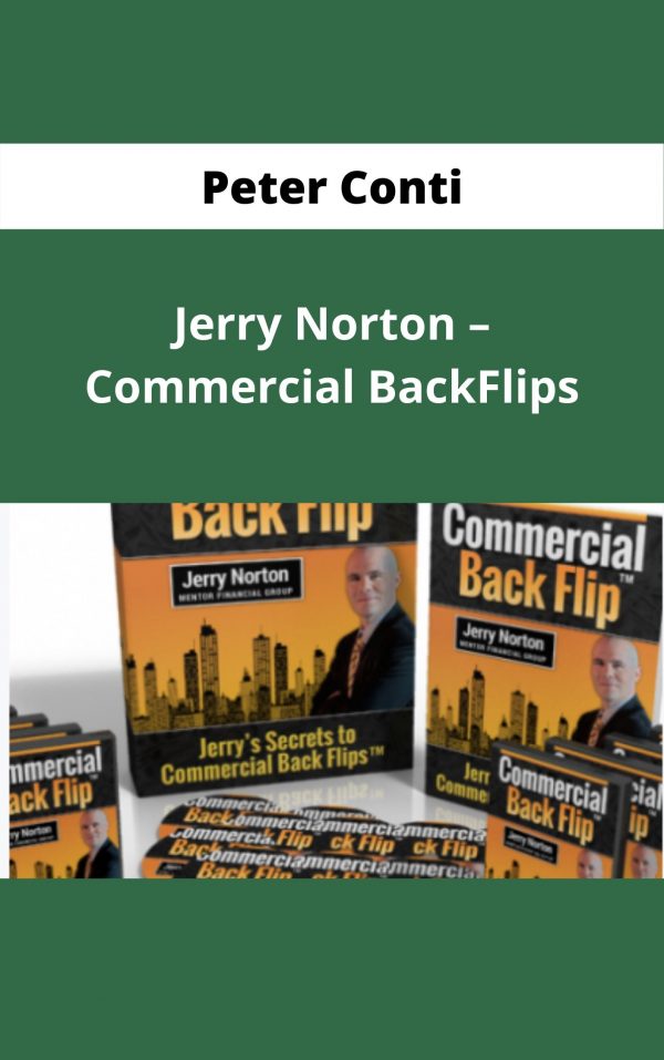 Peter Conti & Jerry Norton – Commercial Backflips – Available Now !!!