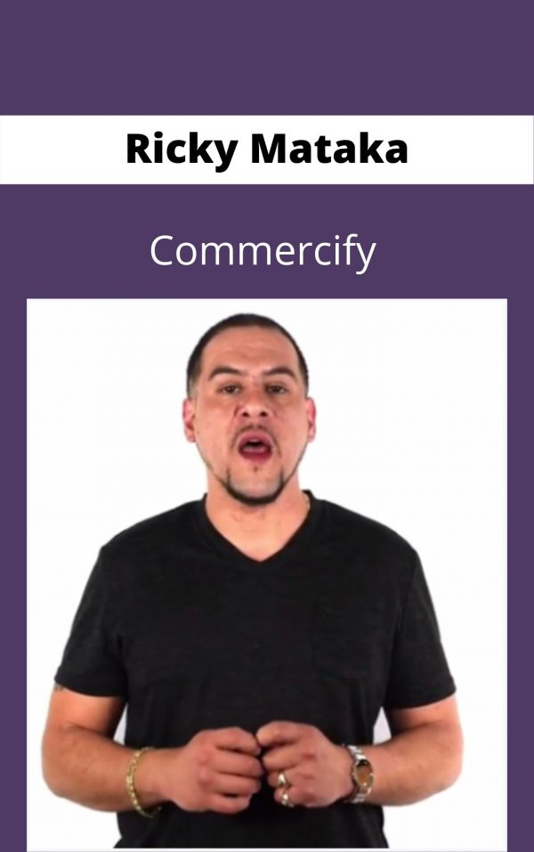 Ricky Mataka – Commercify – Available Now !!!