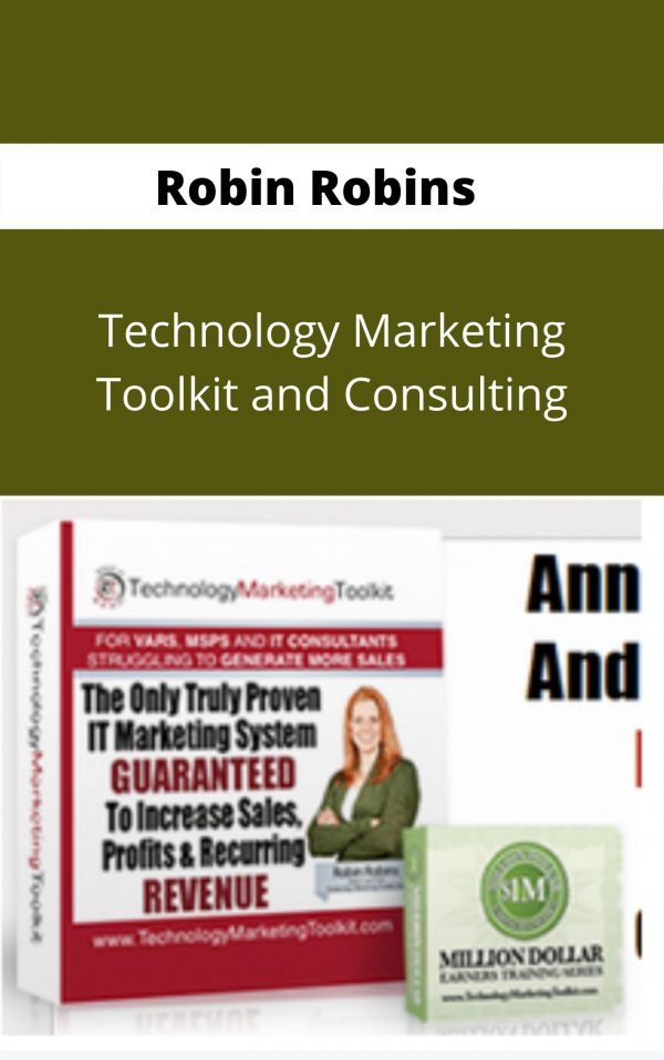 Robin Robins – Technology Marketing Toolkit And Consulting- Available Now !!!