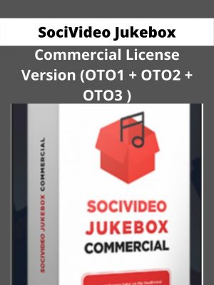 Socivideo Jukebox – Commercial License Version (oto1 + Oto2 + Oto3 ) – Available Now!!!