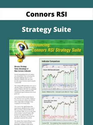 Connors Rsi Strategy Suite – Available Now!!!