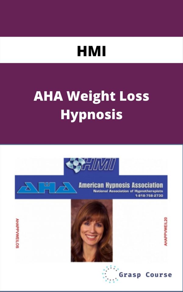 Hmi – Aha Weight Loss Hypnosis – Available Now!!!