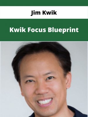 Jim Kwik – Kwik Focus Blueprint – Available Now!!!