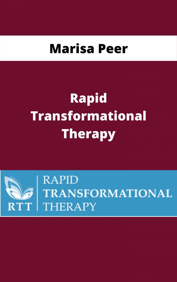 Marisa Peer – Rapid Transformational Therapy – Available Now!!!