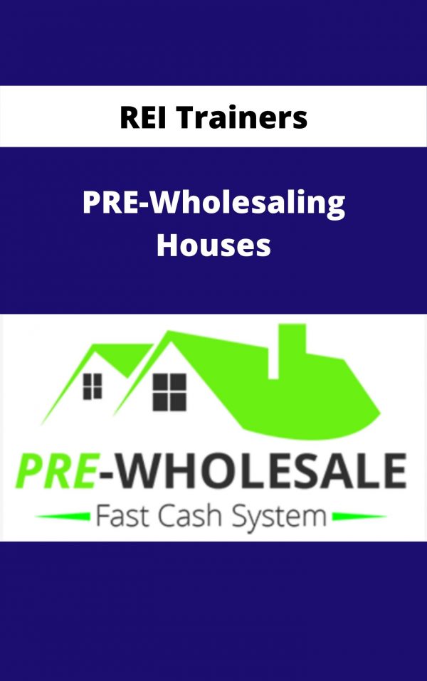 Rei Trainers – Pre-wholesaling Houses – Available Now!!!