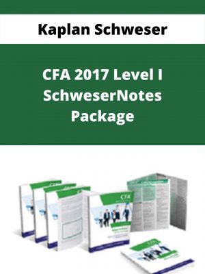 Kaplan Schweser – Cfa 2017 Level I Schwesernotes Package – Available Now!!!