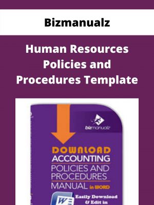 Bizmanualz – Human Resources Policies And Procedures Template – Available Now!!!