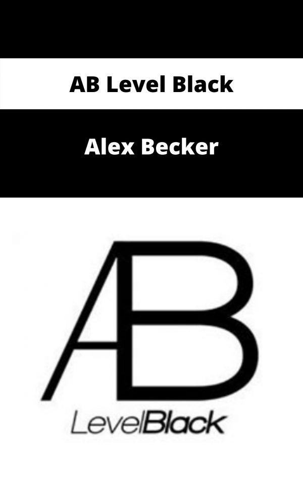 Ab Level Black – Alex Becker – Available Now!!!