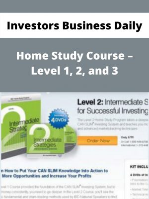 Investors Business Daily – Home Study Course – Level 1, 2, And 3 – Available Now!!!