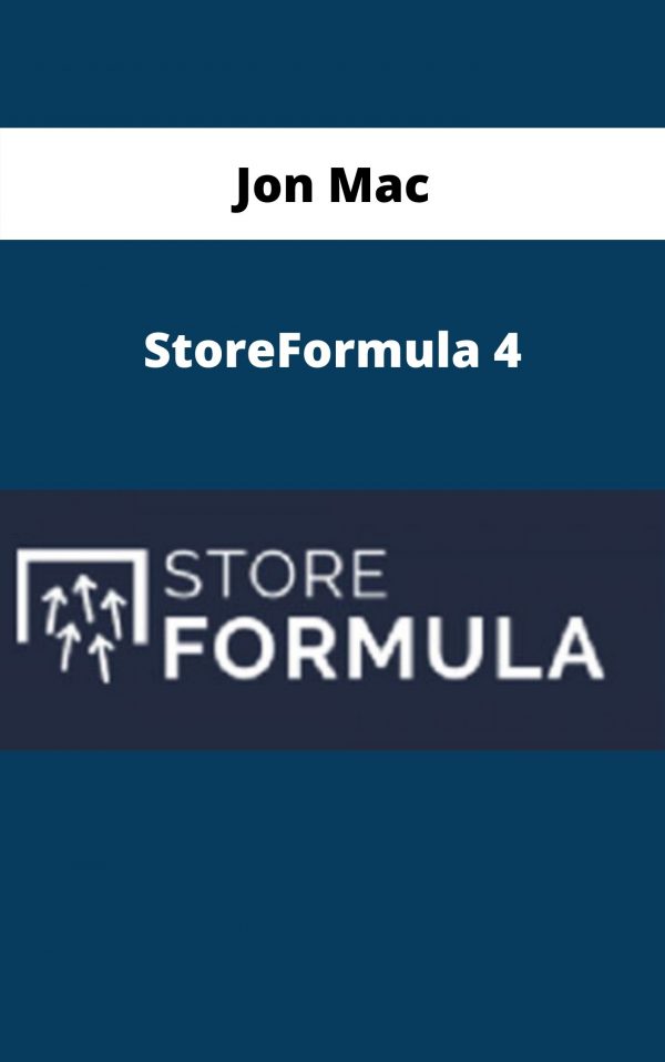 Jon Mac – Storeformula 4 – Available Now!!!