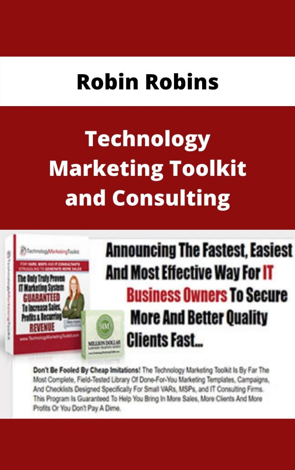 Robin Robins – Technology Marketing Toolkit And Consulting – Available Now!!!