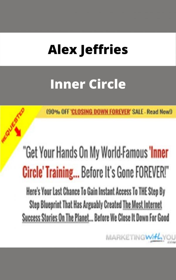 Alex Jeffries – Inner Circle – Available Now!!!