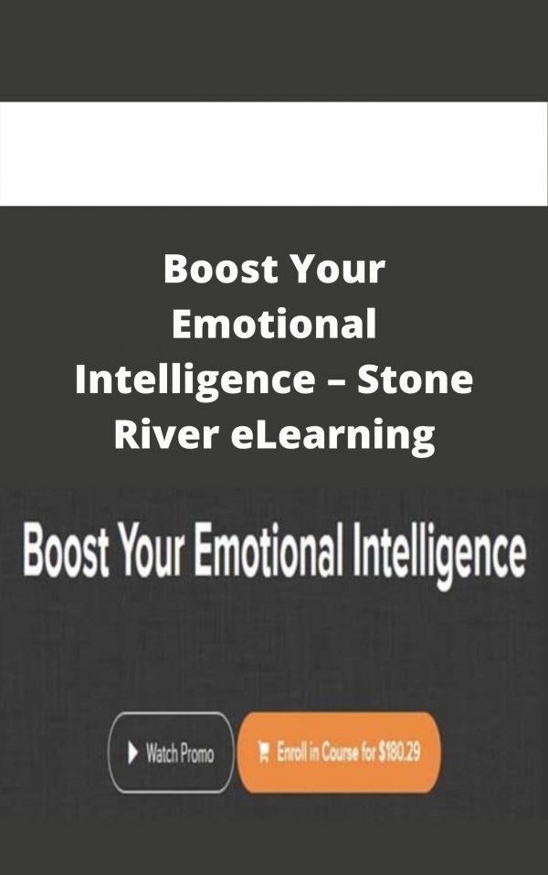 Boost Your Emotional Intelligence – Stone River Elearning – Available Now!!!