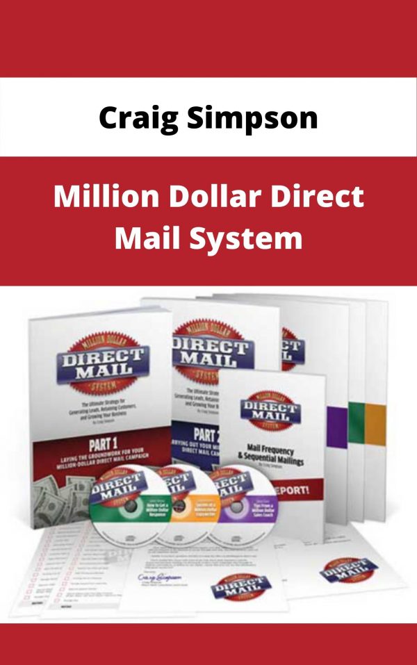 Craig Simpson – Million Dollar Direct Mail System – Available Now!!!