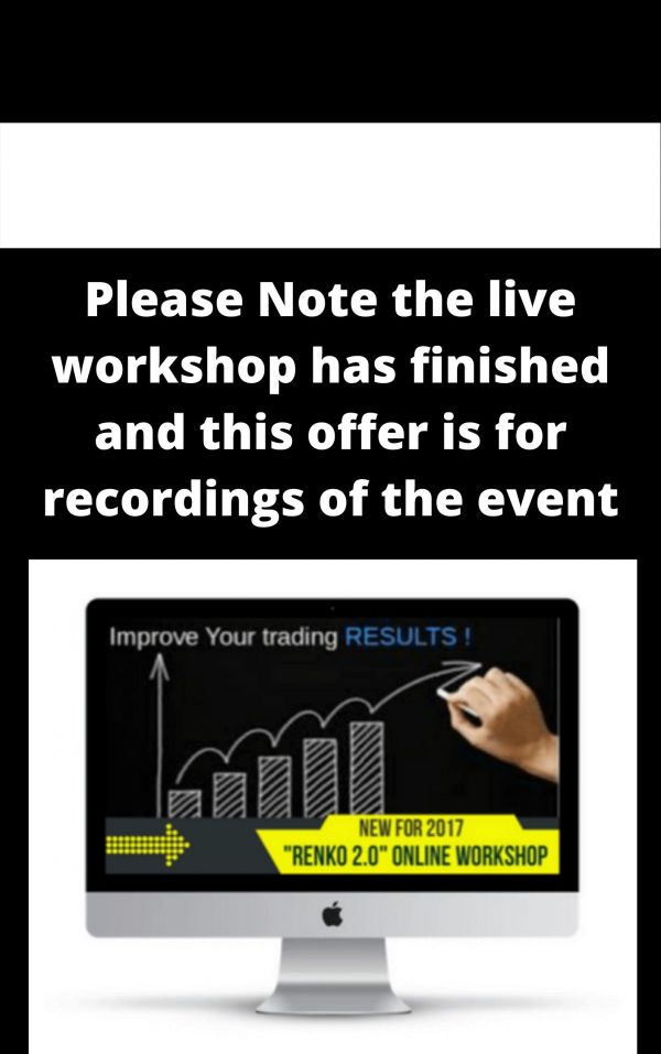 Please Note The Live Workshop Has Finished And This Offer Is For Recordings Of The Event – Available Now!!!