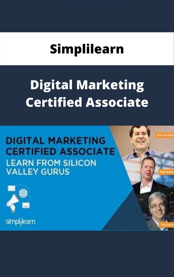 Simplilearn – Digital Marketing Certified Associate – Available Now!!!