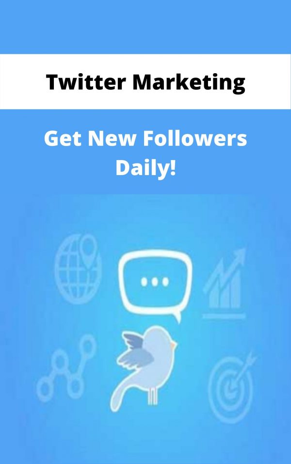Twitter Marketing – Get New Followers Daily! – Available Now!!!