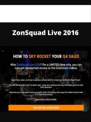 Zonsquad Live 2016 – Available Now!!!