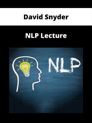 David Snyder – Nlp Lecture