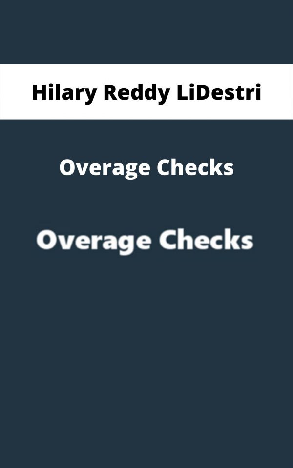 Hilary Reddy Lidestri – Overage Checks