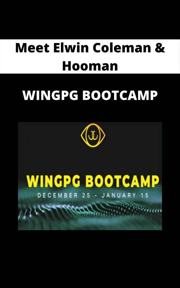Meet Elwin Coleman & Hooman – Wingpg Bootcamp
