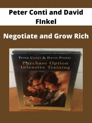 Peter Conti And David Finkel – Negotiate And Grow Rich