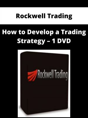 Rockwell Trading – How To Develop A Trading Strategy – 1 Dvd – Available Now!!!