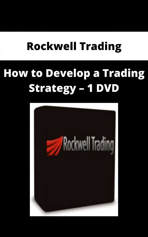 Rockwell Trading – How To Develop A Trading Strategy – 1 Dvd – Available Now!!!