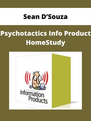 Sean D’souza – Psychotactics Info Product Homestudy