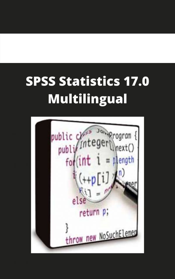 Spss Statistics 17.0 Multilingual – Available Now!!!!
