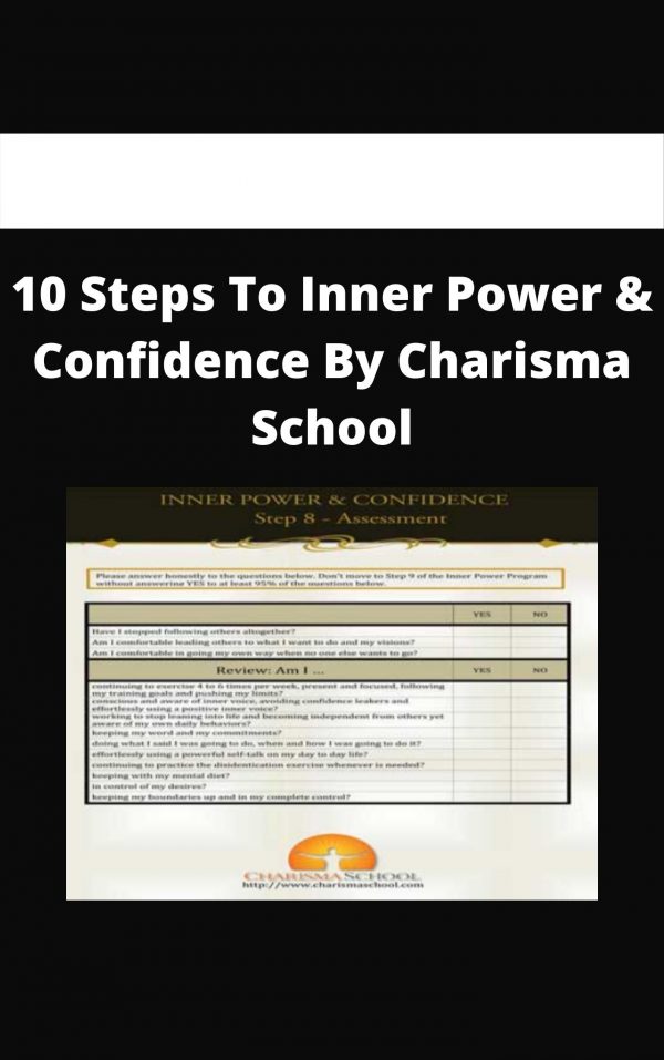 10 Steps To Inner Power & Confidence By Charisma School