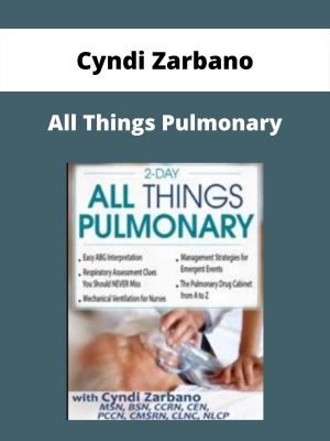 All Things Pulmonary – Cyndi Zarbano