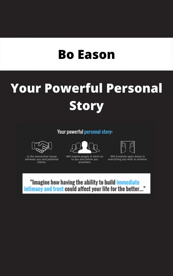 Bo Eason – Your Powerful Personal Story