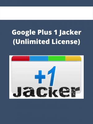 Google Plus 1 Jacker (unlimited License)