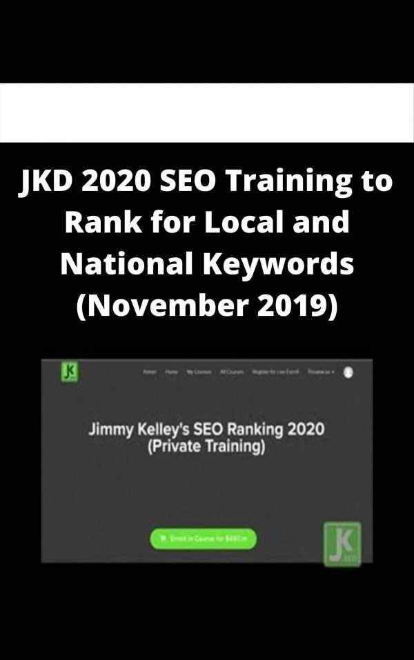 Jkd 2020 Seo Training To Rank For Local And National Keywords (november 2019)