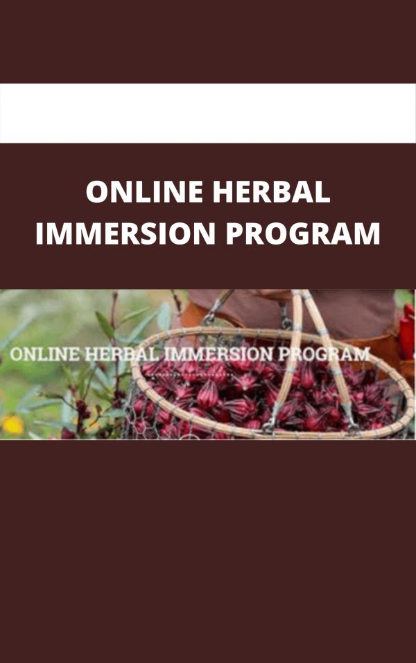 Online Herbal Immersion Program