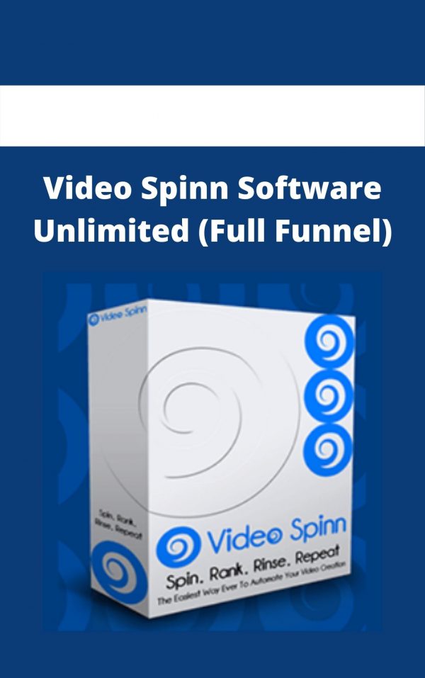 Video Spinn Software Unlimited (full Funnel)