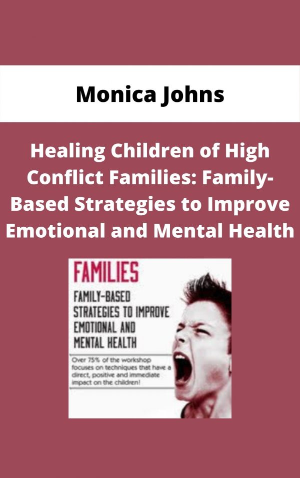 Healing Children Of High Conflict Families: Family-based Strategies To Improve Emotional And Mental Health – Monica Johns